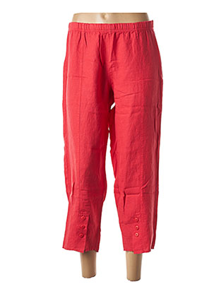 Pantalon 7/8 rouge G!OZE pour femme