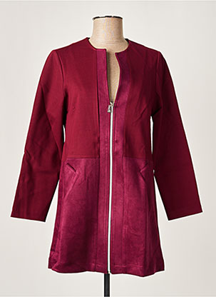 Veste casual rouge MULTIPLES pour femme