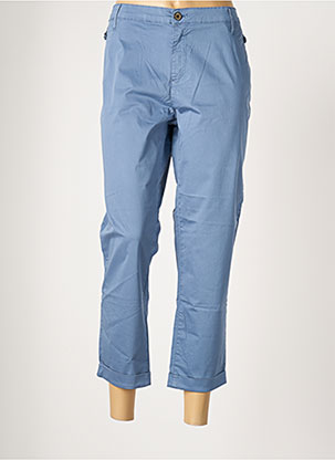 Pantalon 7/8 bleu DESGASTE pour femme