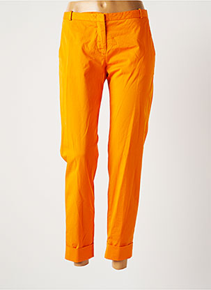 Pantalon 7/8 orange FABIANA FILIPPI pour femme