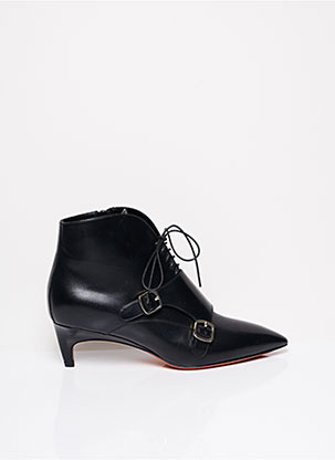 Bottines/Boots noir SANTONI pour femme