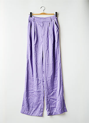 Pantalon large violet LOAVIES pour femme