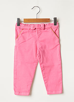 Pantalon droit rose FLORIANE pour fille