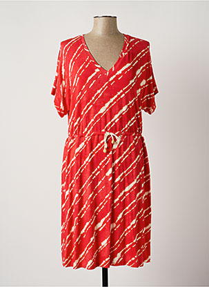 Robe mi-longue rouge PAZ TORRAS pour femme
