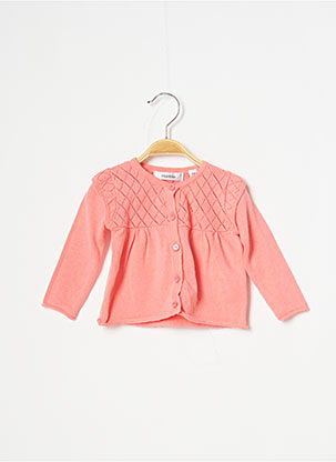 Gilet manches longues rose MARESE pour fille