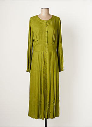 Robe longue vert SKUNKFUNK pour femme