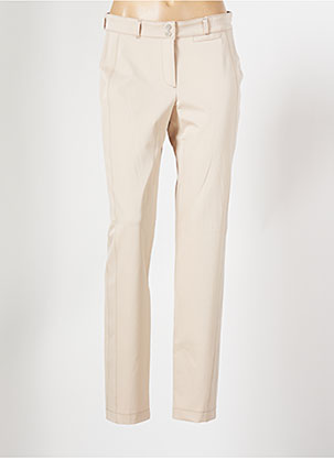Pantalon slim beige BIANCA pour femme