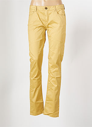 Pantalon slim jaune CHIPIE pour femme