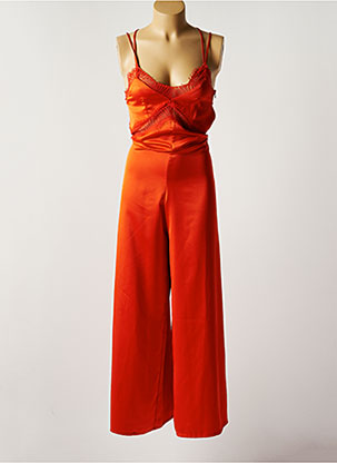 Combi-pantalon orange IMPERIAL pour femme