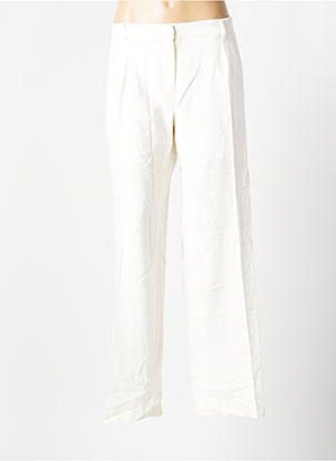 Pantalon droit blanc MODETROTTER pour femme
