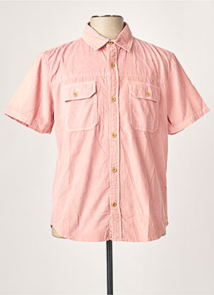 Chemise manches courtes rose IRON AND RESIN pour homme