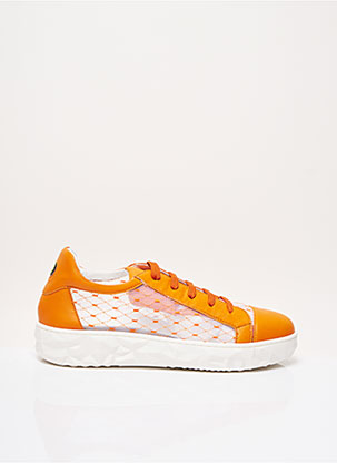 Basket femme orange fluo hotsell