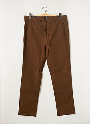 Pantalon chino marron FYNCH-HATTON pour homme
