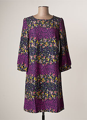 Robe Courte Manches Longues Bleu Blancheporte Femme