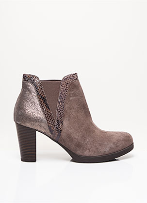 Bottines/Boots gris REQINS pour femme