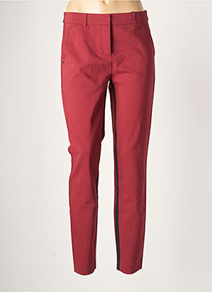 Pantalon chino rouge SANDWICH pour femme