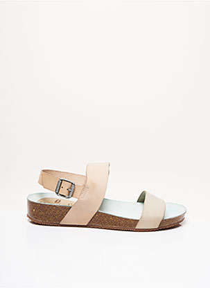 Sandales/Nu pieds beige SANTAFE pour femme