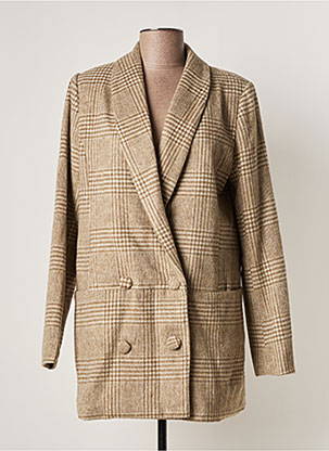 Manteau long beige CHERRY PARIS pour femme