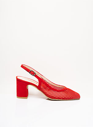 Sandales/Nu pieds rouge LODI pour femme