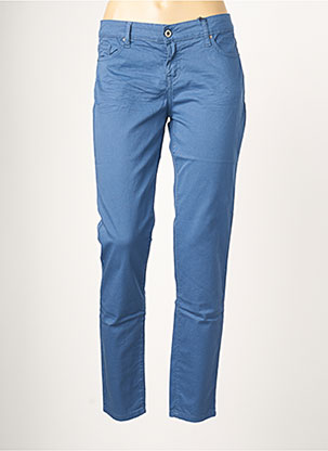 Pantalon slim bleu SUN VALLEY pour femme