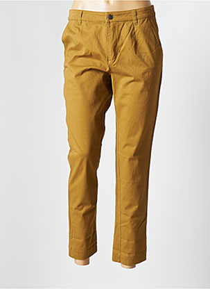 Chino moutarde outlet femme