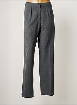 Pantalon droit gris GRIFFON pour femme