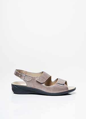 Sandales/Nu pieds beige SOLIDUS pour femme