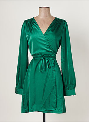 Robe courte vert IKOONE&BIANKA pour femme