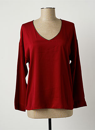 T-shirt rouge LAUREN VIDAL pour femme