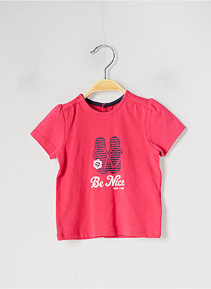 T-shirt rose SUCRE D'ORGE pour fille