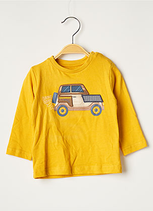 T-shirt jaune MAYORAL pour garçon