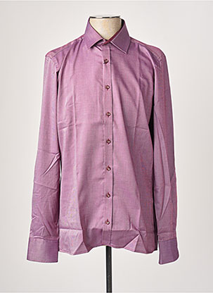 Chemise manches longues violet JUPITER pour homme