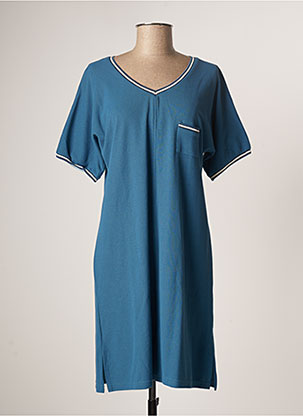 Chemise de nuit bleu CANAT pour femme