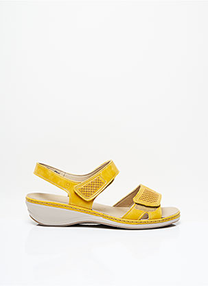Sandales/Nu pieds jaune SUAVE pour femme
