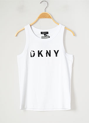 Débardeur blanc DKNY pour fille
