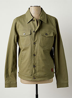 Veste casual vert IRON AND RESIN pour homme