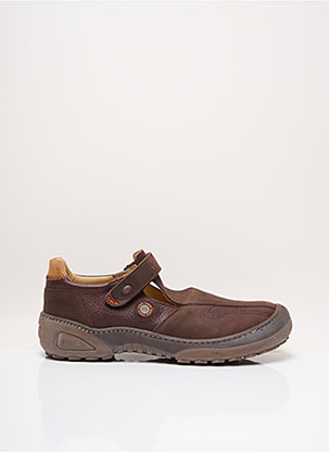 Sandales/Nu pieds marron GBB pour homme