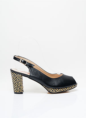 Sandales/Nu pieds noir ROSEWOOD pour femme