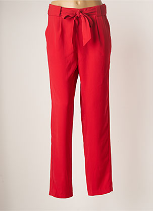 Pantalon droit rouge SMASH WEAR pour femme