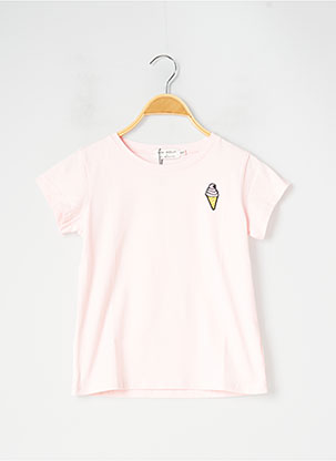 T-shirt rose MINI MOLLY pour fille