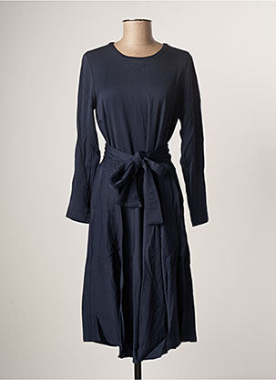 Robe mi-longue bleu AMERICAN VINTAGE pour femme