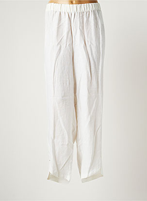 Pantalon 7/8 beige SEMPRE PIU BY CHALOU pour femme