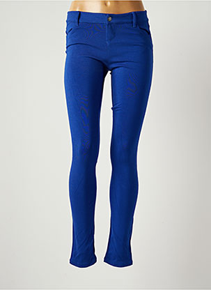 Legging Taille Élastique Bleu Cotton Club Femme 2560527-bleu00