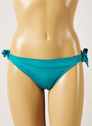Bas De Maillot De Bain Effet Matière Satinée Vert Banana Moon - Main Image