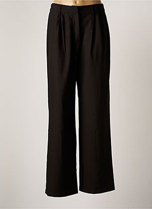 Pantalon large noir LAURE + MAX pour femme