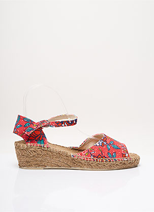 Espadrille femme fashion rouge