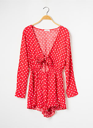 Combishort Fermeture Liens À Nouer Rouge Kilky Femme 2118241