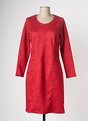 Robe mi-longue rouge MERI & ESCA pour femme