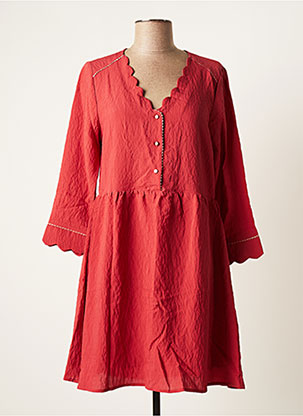 Robe courte rouge LILI & LALA pour femme