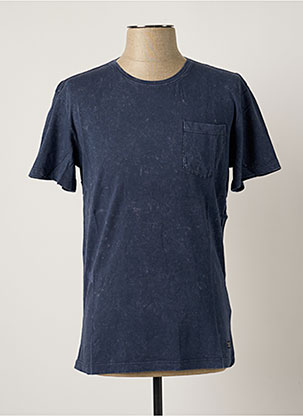 T-shirt bleu BLEND pour homme